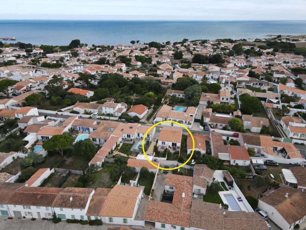 Emplacement des locations de vacances à la flotte dans l'île de Ré